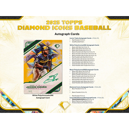 2025 Topps Diamond Icons Baseball Hobby 2 Box Case image 3