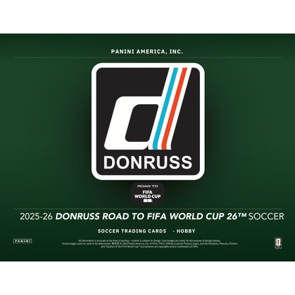 2025/26 Panini Donruss Road To FIFA World Cup 26 Soccer Hobby 12 Box Case image 1