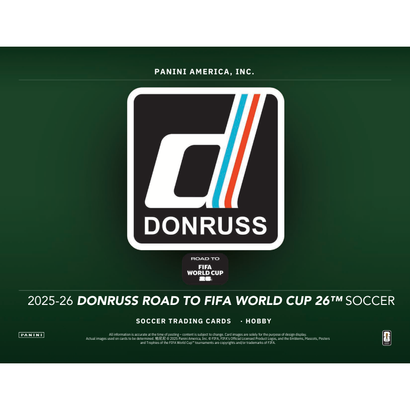 2025/26 Panini Donruss Road To FIFA World Cup 26 Soccer Hobby 12 Box Case image 1
