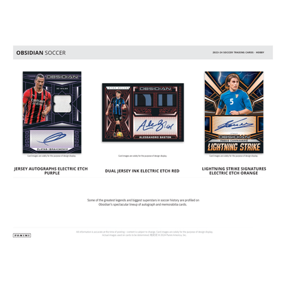 2023/24 Panini Obsidian Soccer Hobby 12 Box Case image 4