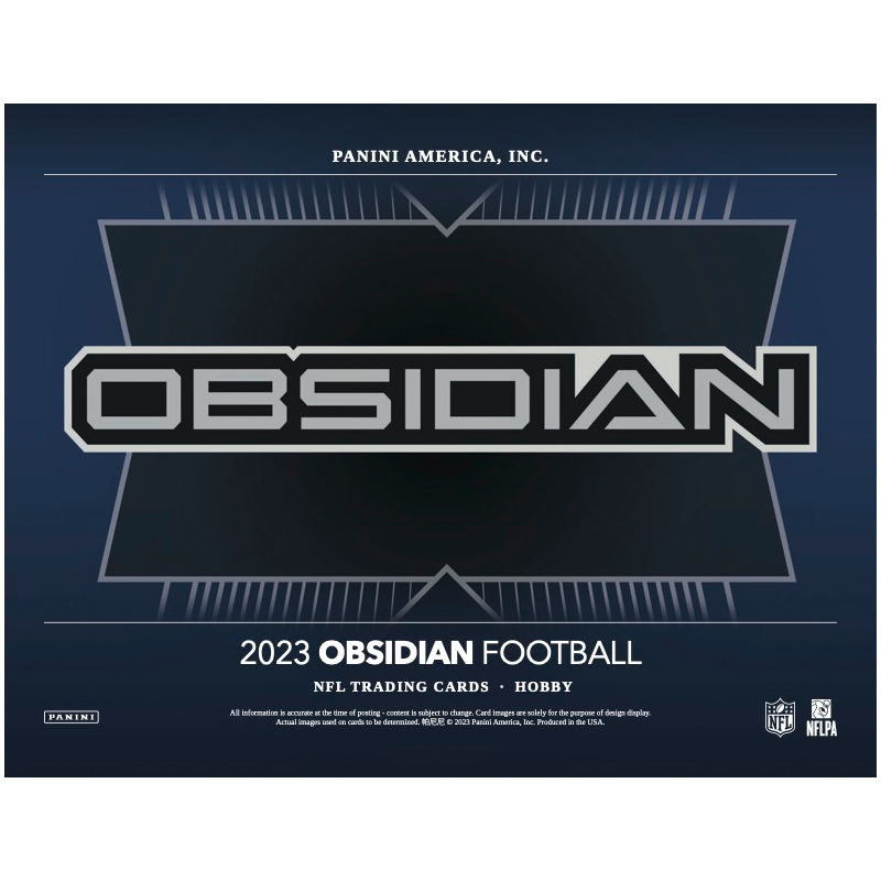 2023 Panini Obsidian Football Hobby 12 Box Case image 1
