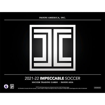 2021/22 Panini Impeccable Soccer Asia Edition Hobby 3 Box Case image 1