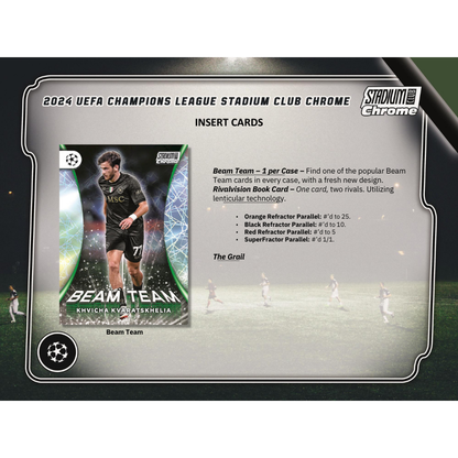 2023/24 Topps Stadium Club Chrome UEFA Soccer Hobby Box image 4