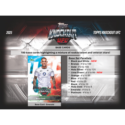 2025 Topps Knockout UFC Hobby Box image 2