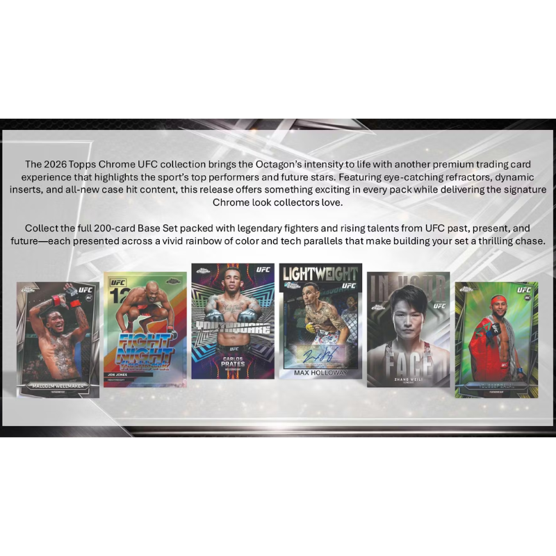 2026 Topps Chrome UFC Delight Box image 1