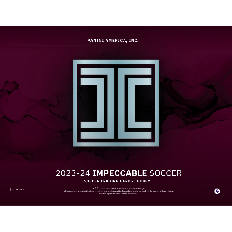 2023/24 Panini Impeccable Soccer Hobby 3 Box Case image 1