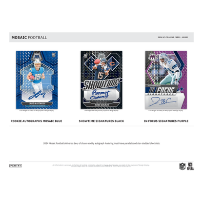 2024 Panini Mosaic Football Hobby 12 Box Case image 2