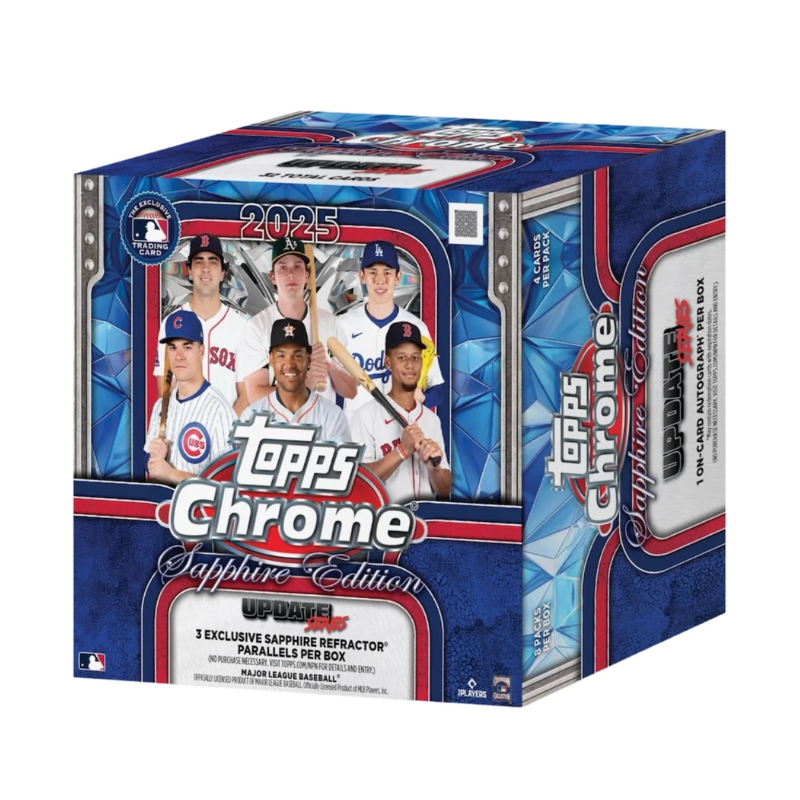 2025 Topps Chrome Update Baseball Sapphire Edition Box image 0