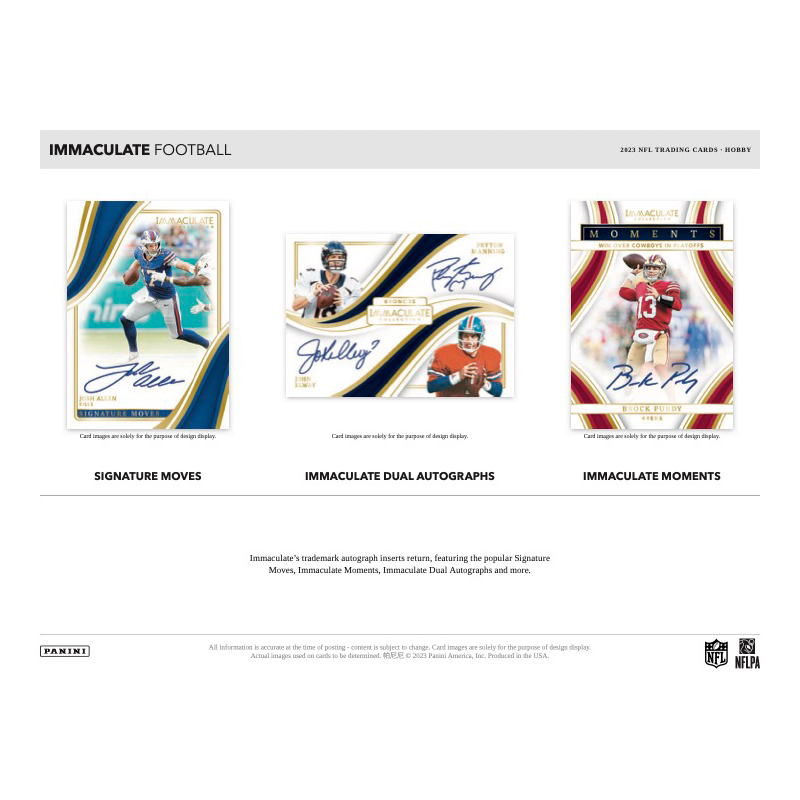 2023 Panini Immaculate Football Hobby Box image 3