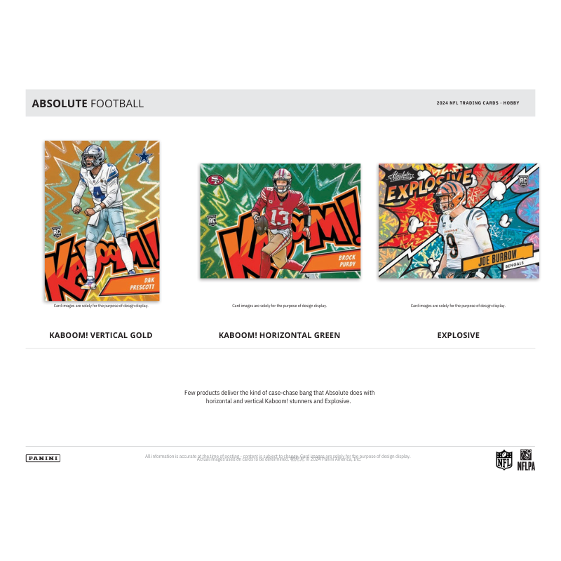 2024 Panini Absolute Football Hobby Box image 4