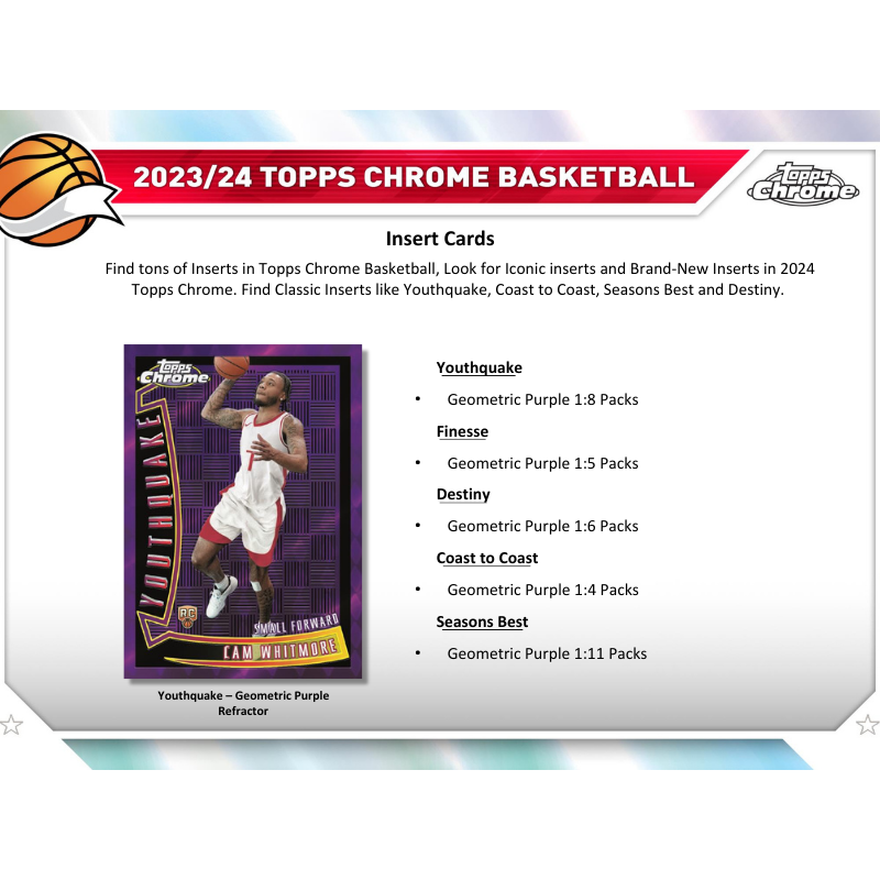 2023/24 Topps Chrome Basketball Breaker’s Delight Box image 3