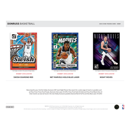 2024/25 Panini Donruss Basketball Hobby Box image 4