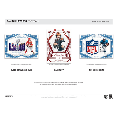 2024 Panini Flawless Football Hobby 2 Box Case image 3