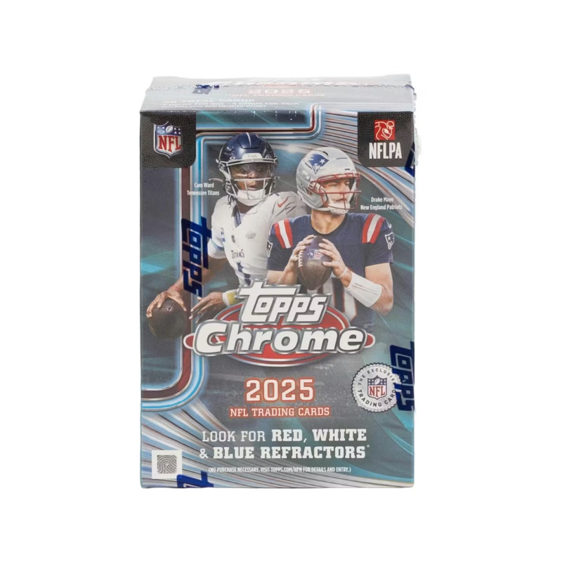 2025 Topps Chrome Football Blaster 40 Box Case image 0