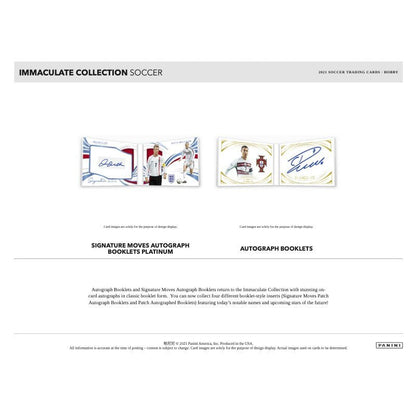 2021 Panini Immaculate Soccer Hobby Box image 3