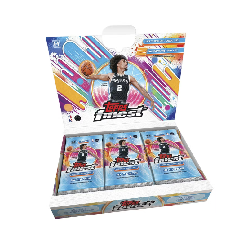 2025/26 Topps Finest Basketball Hobby 8 Box Case image 0