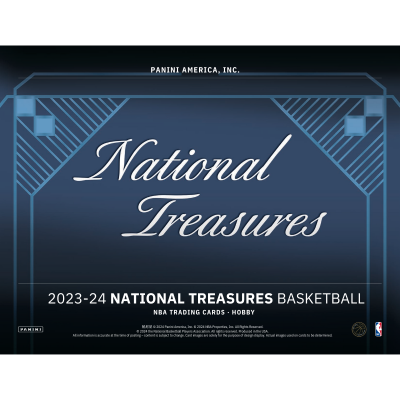 2023/24 Panini National Treasures Basketball Hobby 4 Box Case image 1