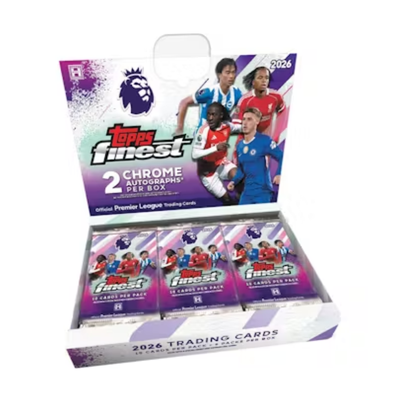 2025/26 Topps Finest English Premier League EPL Hobby 8 Box Case image 0
