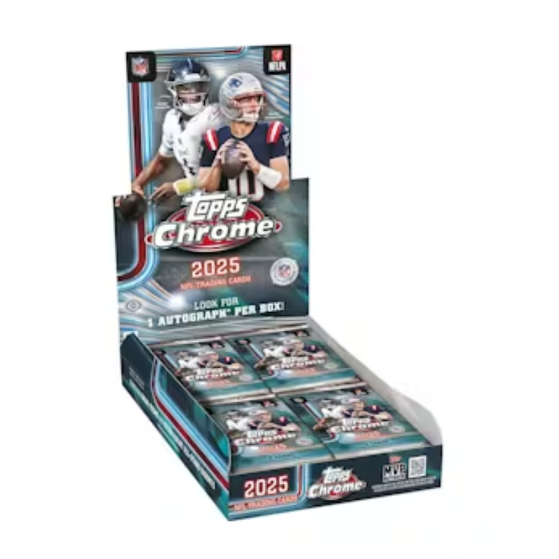 2025 Topps Chrome Football Hobby Box image 0
