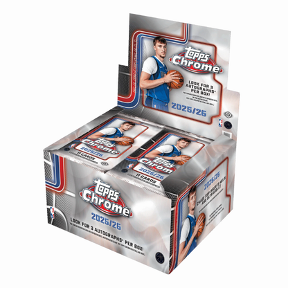2025/26 Topps Chrome Basketball Jumbo Box image 0