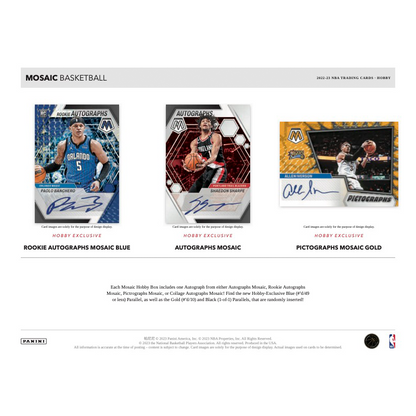 2022/23 Panini Mosaic Basketball Hobby 12 Box Case image 2