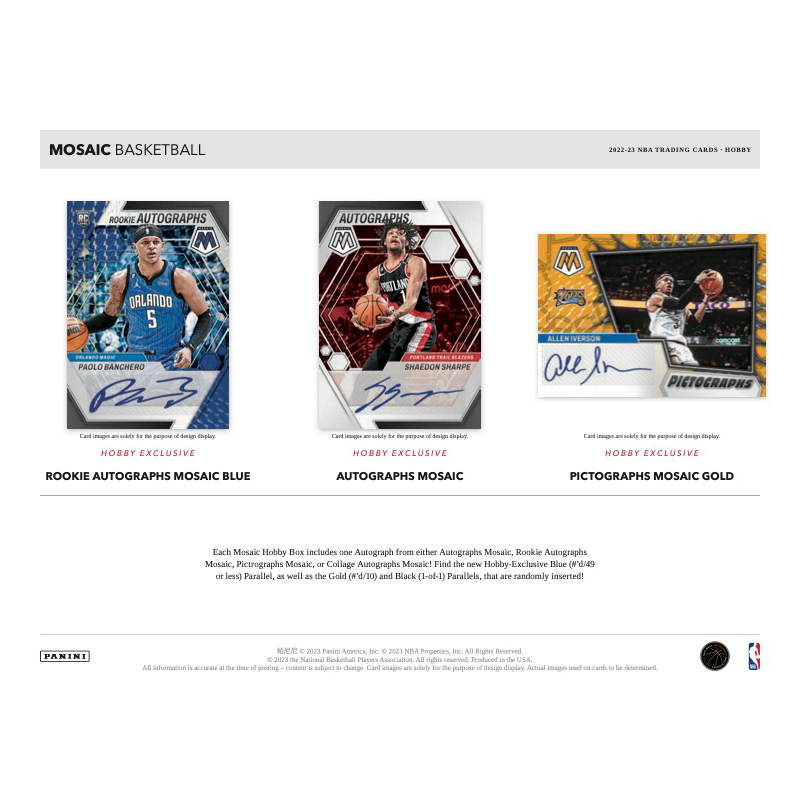 2022/23 Panini Mosaic Basketball Hobby 12 Box Case image 2
