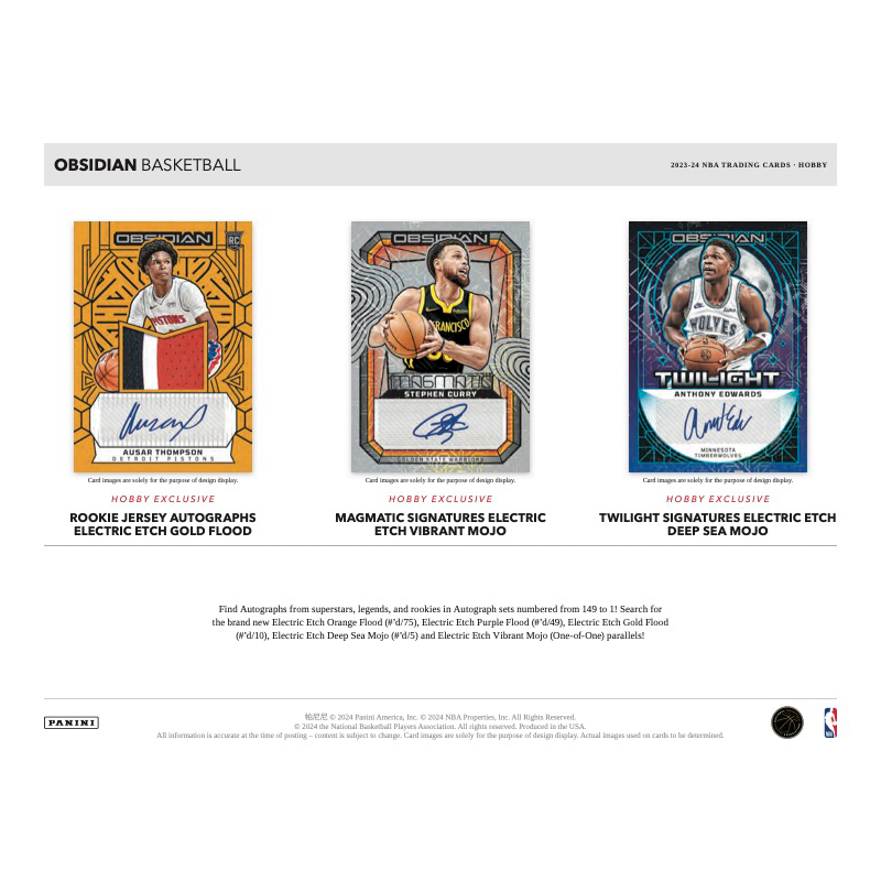 2023/24 Panini Obsidian Basketball Hobby Box image 1