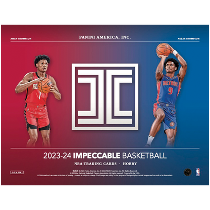 2023/24 Panini Impeccable Basketball Hobby 3 Box Case image 1