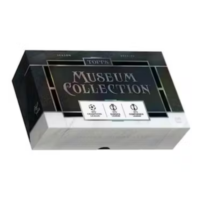 2024/25 Topps UEFA Club Competitions Museum Collection Soccer Hat Trick Box image 0
